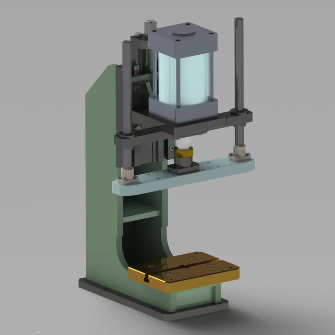 500KG壓力機(jī)3D圖紙2